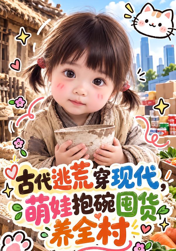 古代逃荒穿现代，萌娃抱碗囤货养全村封面
